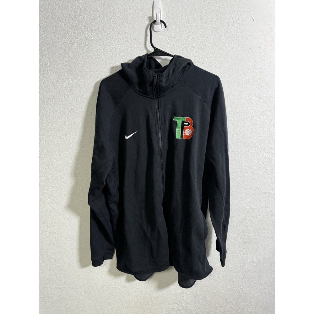 NIKE Portland Trail Blazers TEAM-ISSUED HOODIE Size 2XL BLACK CQ0306-010